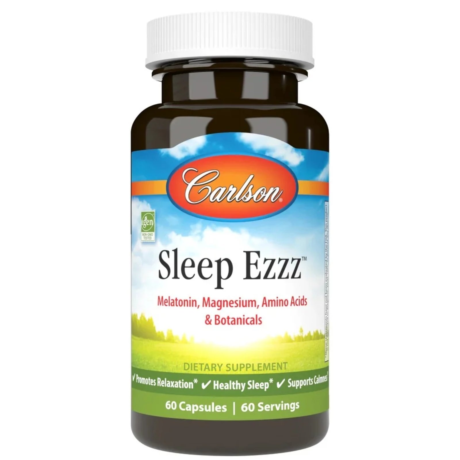 Carlson Labs, Sleep Ezzz™, 60 Capsules UPC 088395460104 | Hilife Vitamins